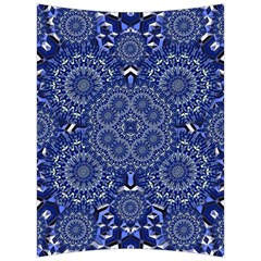 Farbenpracht Kaleidoscope Blue Back Support Cushion by Pakrebo