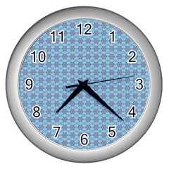 Kaleidoscope Colorful Units Surreal Wall Clock (silver) by Pakrebo