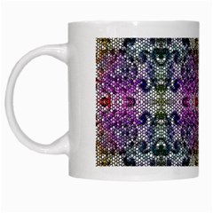 Background Image Pattern White Mugs by Pakrebo