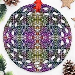 Background Image Pattern Ornament (round Filigree) by Pakrebo