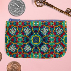 Farbenpracht Kaleidoscope Art Large Coin Purse by Pakrebo