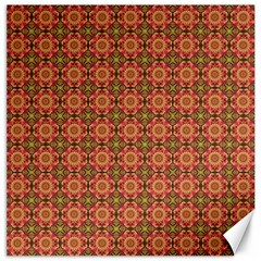 Tile Background Image Pattern Floral Canvas 20  X 20  by Pakrebo