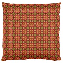 Tile Background Image Pattern Floral Large Cushion Case (one Side) by Pakrebo