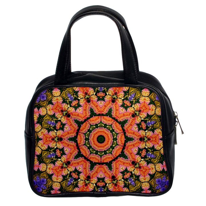 Background Pattern Structure Art Classic Handbag (Two Sides)