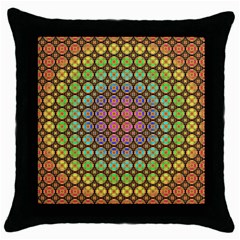 Tile Background Image Pattern Art Throw Pillow Case (black) by Pakrebo