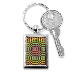 Tile Background Image Pattern Art Key Chains (rectangle)  by Pakrebo