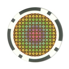 Tile Background Image Pattern Art Poker Chip Card Guard (10 Pack)