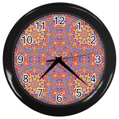 Background Image Structure Art Wall Clock (black) by Pakrebo