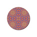 Background Image Structure Art Rubber Round Coaster (4 pack)  Front