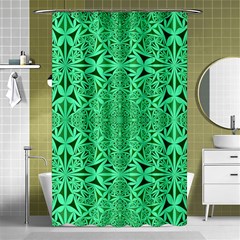 Triangle Background Pattern Shower Curtain 48  X 72  (small)  by Pakrebo