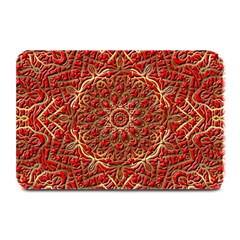 Tile Background Image Pattern 3d Red Plate Mats by Pakrebo