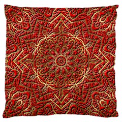 Tile Background Image Pattern 3d Red Large Cushion Case (one Side) by Pakrebo