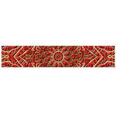 Tile Background Image Pattern 3d Red Large Flano Scarf  by Pakrebo