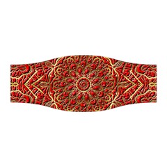 Tile Background Image Pattern 3d Red Stretchable Headband by Pakrebo