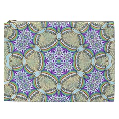 Ornament Kaleidoscope Cosmetic Bag (xxl) by Pakrebo