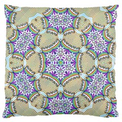 Ornament Kaleidoscope Large Flano Cushion Case (two Sides)