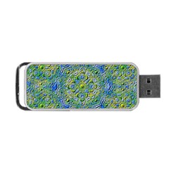 Farbenpracht Kaleidoscope Portable Usb Flash (one Side) by Pakrebo