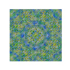 Farbenpracht Kaleidoscope Small Satin Scarf (square) by Pakrebo