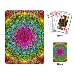 Mandala  Background Geometric Playing Cards Single Design