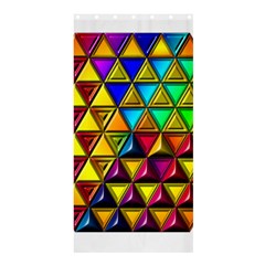 Cube Diced Tile Background Image Shower Curtain 36  X 72  (stall) 