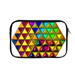 Cube Diced Tile Background Image Apple MacBook Pro 13  Zipper Case Front