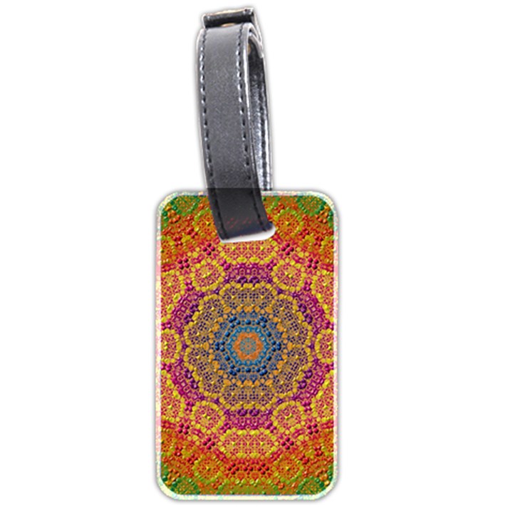 Background Image Decorative Luggage Tags (Two Sides)