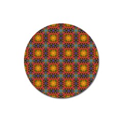 Tile Background Image Decorative Magnet 3  (round) by Pakrebo