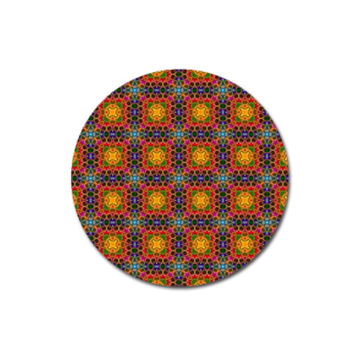 Tile Background Image Decorative Magnet 3  (Round)