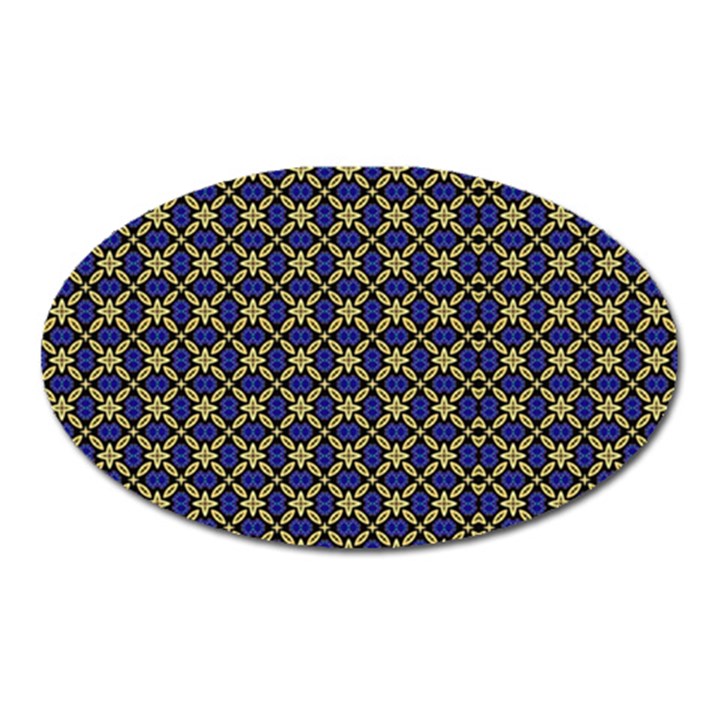 Background Image Decorative Oval Magnet