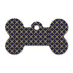 Background Image Decorative Dog Tag Bone (two Sides) by Pakrebo