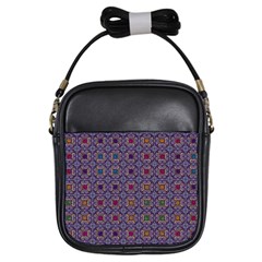 Tile Background Image Pattern Girls Sling Bag by Pakrebo