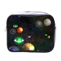 Galactic Mini Toiletries Bag (one Side) by WensdaiAmbrose