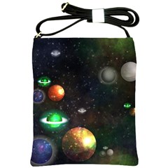 Galactic Shoulder Sling Bag by WensdaiAmbrose