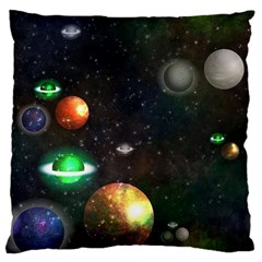 Galactic Large Cushion Case (one Side) by WensdaiAmbrose