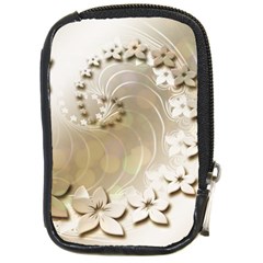 Flora Flowers Background Leaf Compact Camera Leather Case by Mariart