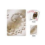 Flora Flowers Background Leaf Playing Cards (Mini) Back