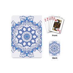 Pattern Tile Background Image Playing Cards (mini)