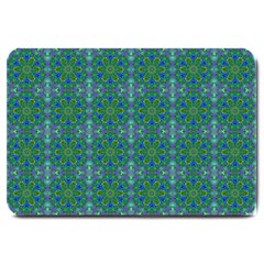 Farbenpracht Kaleidoscope Patterns Large Doormat  by Pakrebo