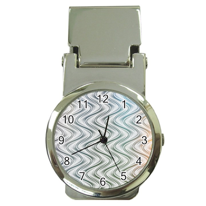 Abstract Geometric Line Art Money Clip Watches