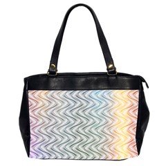 Abstract Geometric Line Art Oversize Office Handbag (2 Sides) by Pakrebo