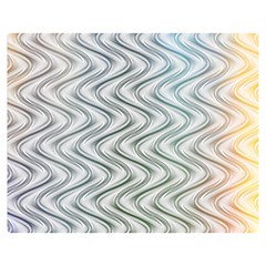 Abstract Geometric Line Art Double Sided Flano Blanket (medium)  by Pakrebo