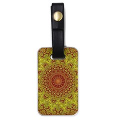 Background Fractals Surreal Design Luggage Tags (one Side)  by Pakrebo