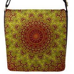 Background Fractals Surreal Design Flap Closure Messenger Bag (s) by Pakrebo