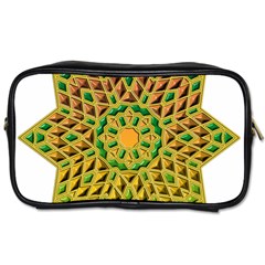 Star Pattern  Background Image Toiletries Bag (one Side) by Pakrebo