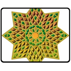 Star Pattern  Background Image Fleece Blanket (medium) 