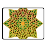 Star Pattern  Background Image Double Sided Fleece Blanket (Small)  45 x34  Blanket Front