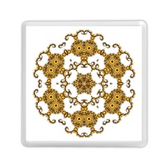 Fractal Tile Construction Design Memory Card Reader (square) by Pakrebo