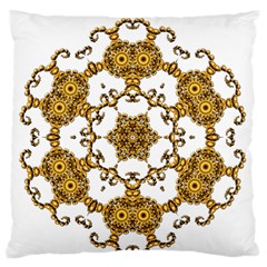 Fractal Tile Construction Design Standard Flano Cushion Case (one Side) by Pakrebo