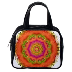 Pattern Colorful Abstract Classic Handbag (One Side)