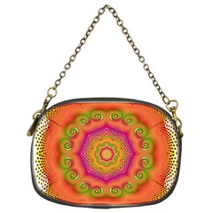 Pattern Colorful Abstract Chain Purse (Two Sides)